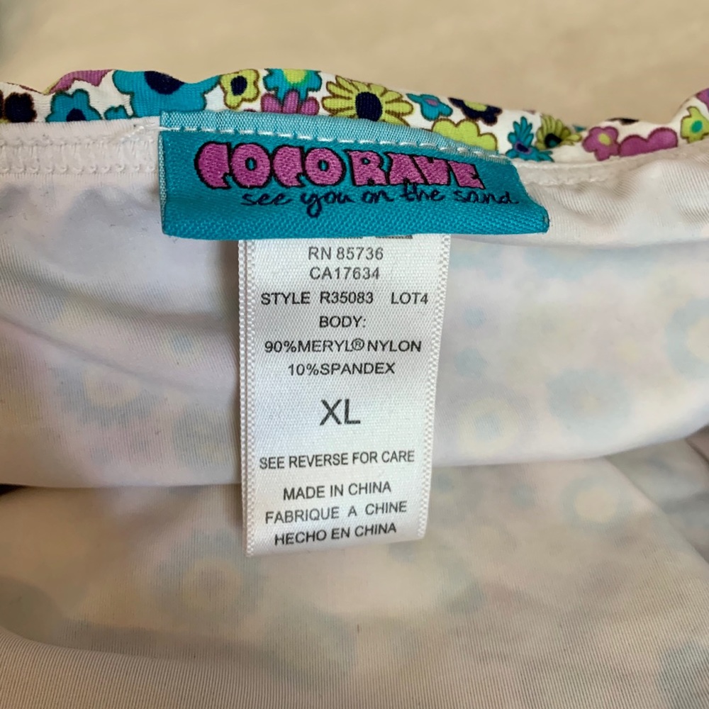Coco Rave 2 piece tankini swimsuit- XL - Picture 7 of 7